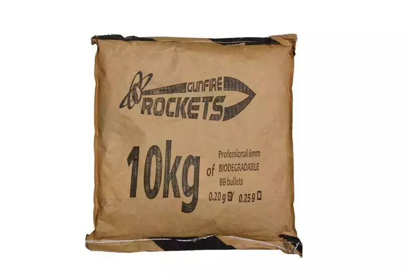 Kuličky Rockets Professional BIO 0,20g - 10kg - bílé