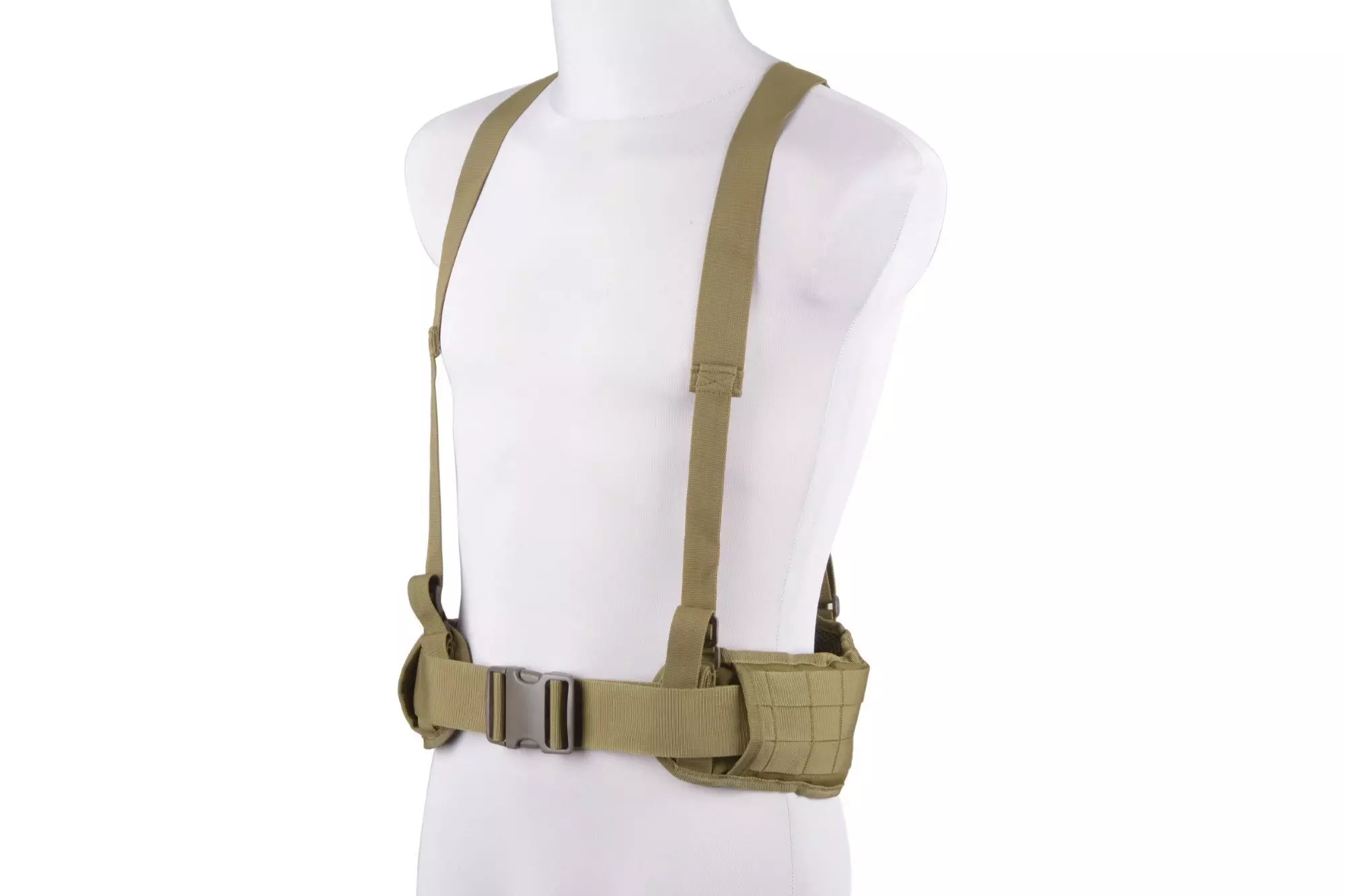 Belt with X type suspenders - olive