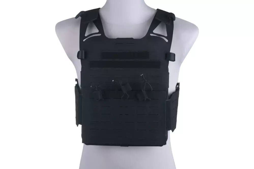 Blast Plate Carrier Tactical Vest - Black