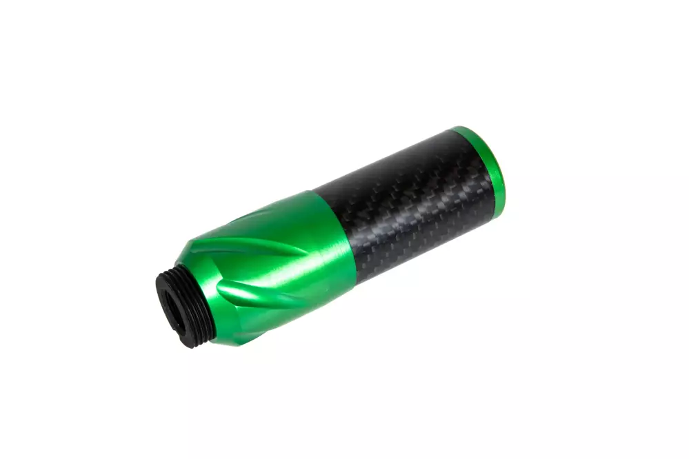 Carbon Silencer DSL2 36x100mm - Green