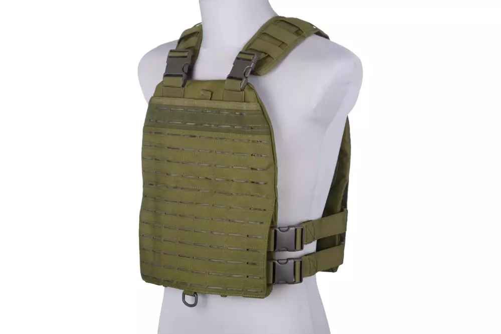 Laser-Cut Plate Carrier Tactical Vest - Olive Drab