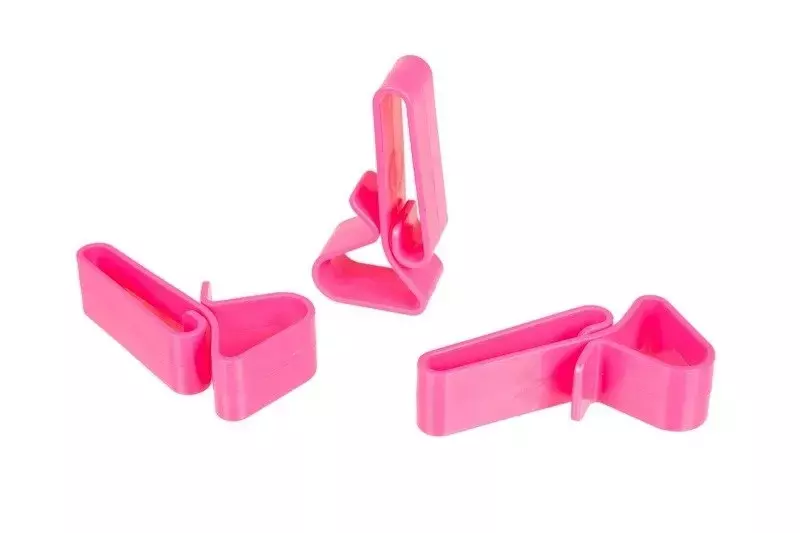 Set of 3 Polymer Equipment Buckles – Pink