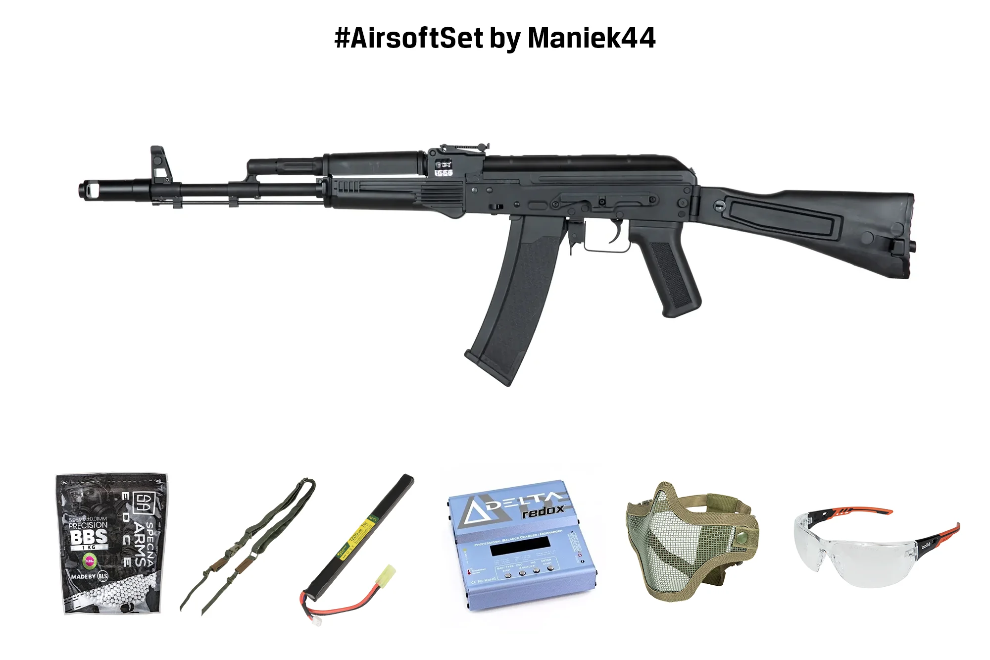 AirsoftSet by Maniek44 - SA-J71 CORE™ + accessoires - boutique Gunfire