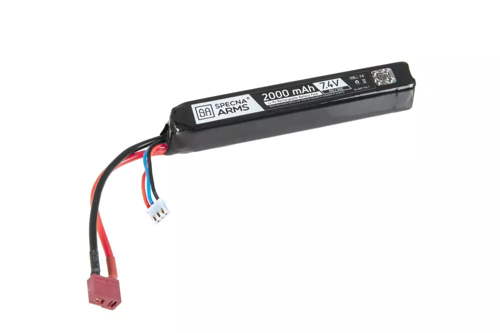 Batterie LiPo 7.4V 2000mAh 15/30C - T-Connect (Deans)