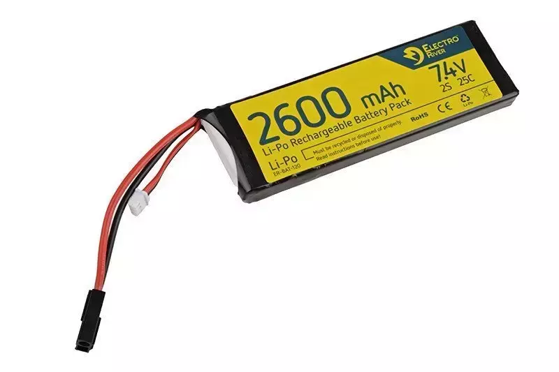 Batterie LiPo 7.4V 2600mAh 25/50C