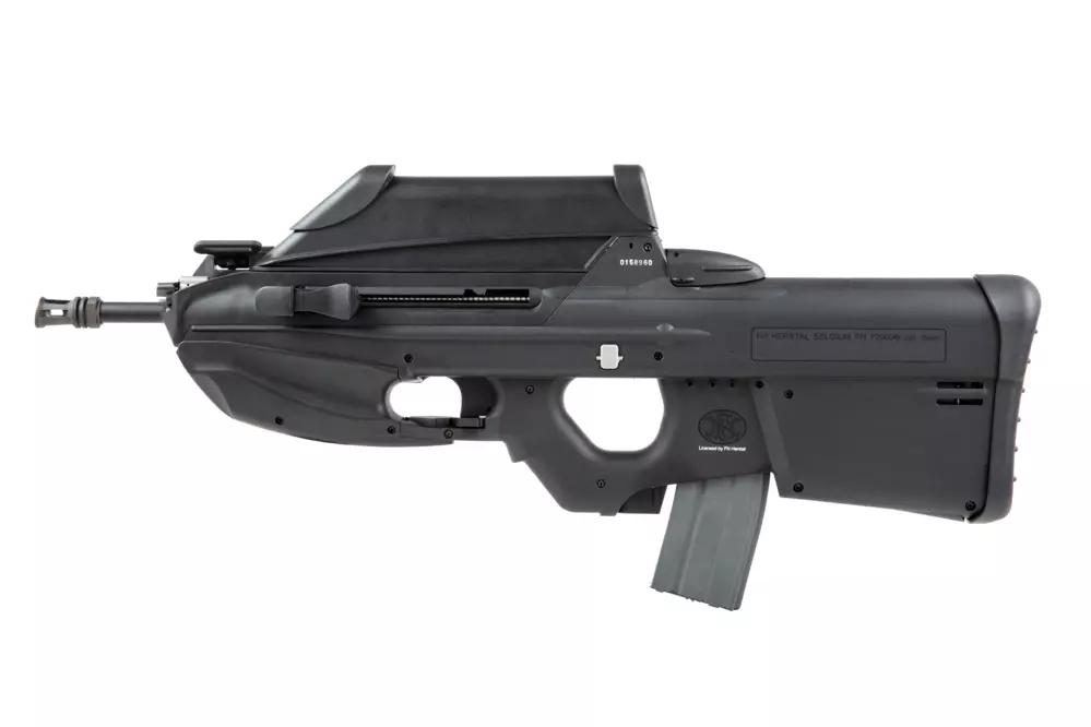 Fusil airsoft fusil d'assaut FN F2000 avec lunette de visée ETU - noir