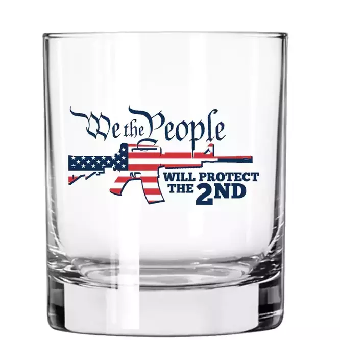 Verre à whisky - WE THE PEOPLE WILL PROTECT THE 2ND
