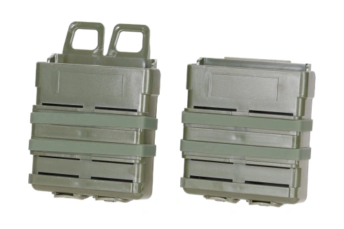 Cargador doble SATAC Open III (L) para cargadores de 7,62 mm Oliva