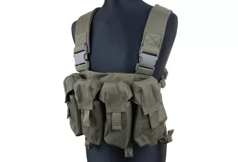 Taktická vesta typ Chest rig - olivový