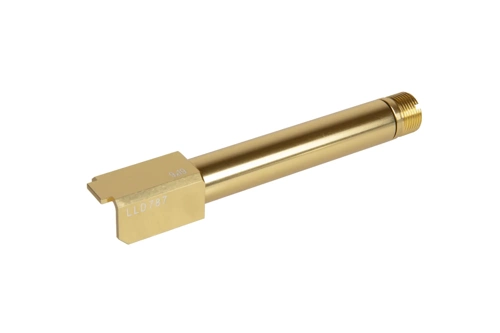 G19 Gen4 "2 Way Fixed" Non-Recoiling External Barrel – Gold