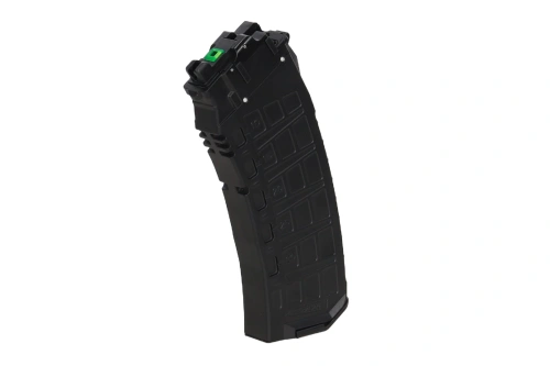 Specna Arms AK low-cap 35 rond groen gas magazijn voor SA-J21/22 GBBR - Zwart