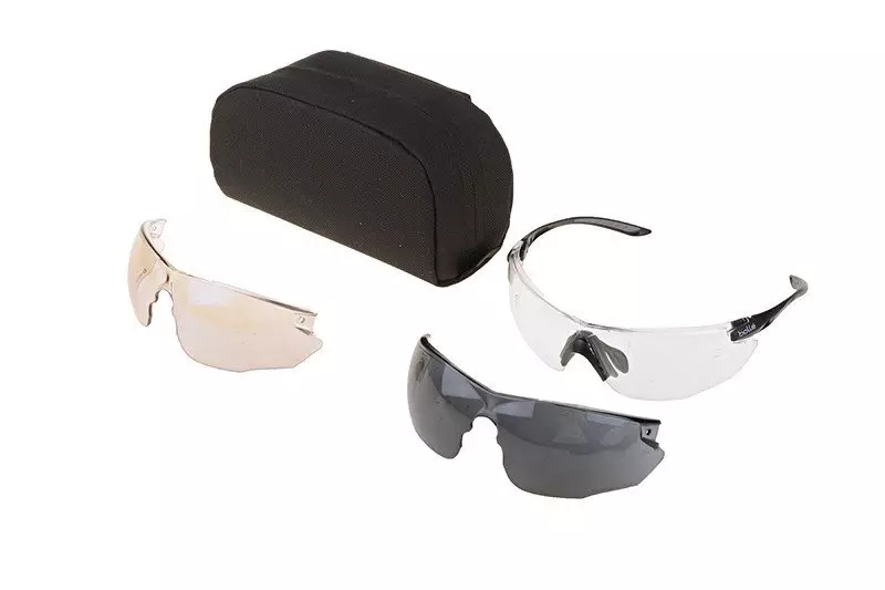 Okulary ochronne Combat (Kit) - czarne