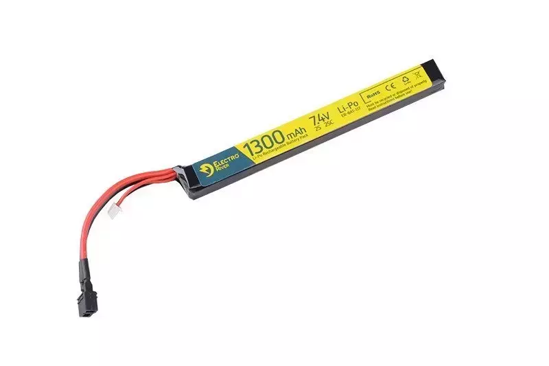 Batería LiPo 7.4V 1300mAh 25/50C T-connect (DEANS)