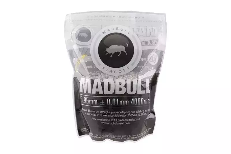 Bolas biodegradables 0.23g Madbull Premium Match/ PLA 4000 uds